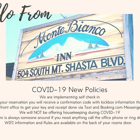 Monte Bianco Inn Mount Shasta Exterior foto